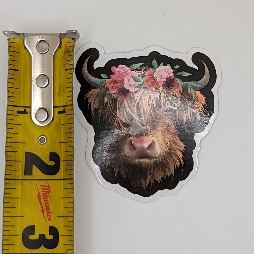 Highland Cow Sticker - Picture 2 of 2